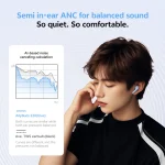 QCY AilyBuds E20 Bluetooth Handsfree Ακουστικά με Αντοχή στον Ιδρώτα και Θήκη Φόρτισης Λευκά QCY-HT13 White - Image 8