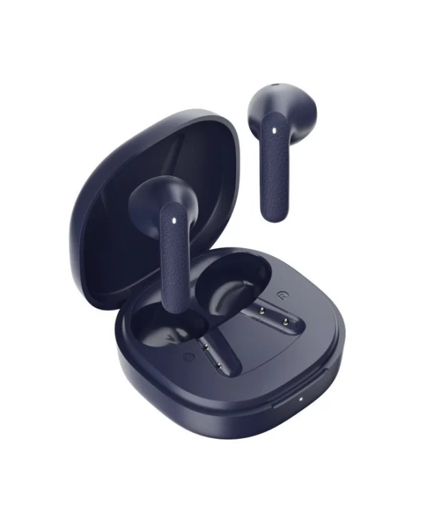 QCY Air Earbud Bluetooth Handsfree Ακουστικά με Αντοχή στον Ιδρώτα και Θήκη Φόρτισης Μπλε QCY-QT41 Blue