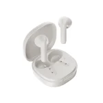 QCY Air Earbud Bluetooth Handsfree Ακουστικά με Αντοχή στον Ιδρώτα και Θήκη Φόρτισης Λευκά QCY-QT41 White