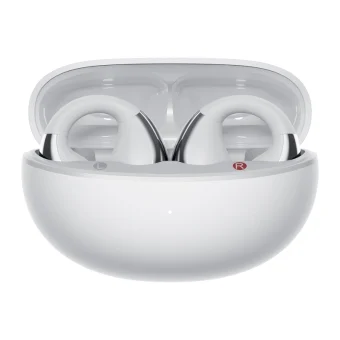 QCY Crossky C30S Open Ear Bluetooth Handsfree Ακουστικά με Αντοχή στον Ιδρώτα και Θήκη Φόρτισης Λευκά QCY-QT33S White