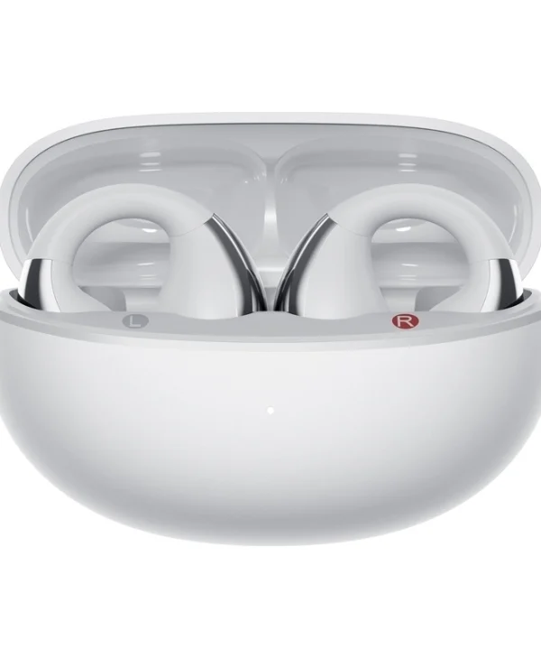 QCY Crossky C30S Open Ear Bluetooth Handsfree Ακουστικά με Αντοχή στον Ιδρώτα και Θήκη Φόρτισης Λευκά QCY-QT33S White
