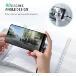 Ugreen US284 Angle (90°) / Braided USB 2.0 Cable USB-C male - USB-A Μαύρο 1m (50941) - Image 7