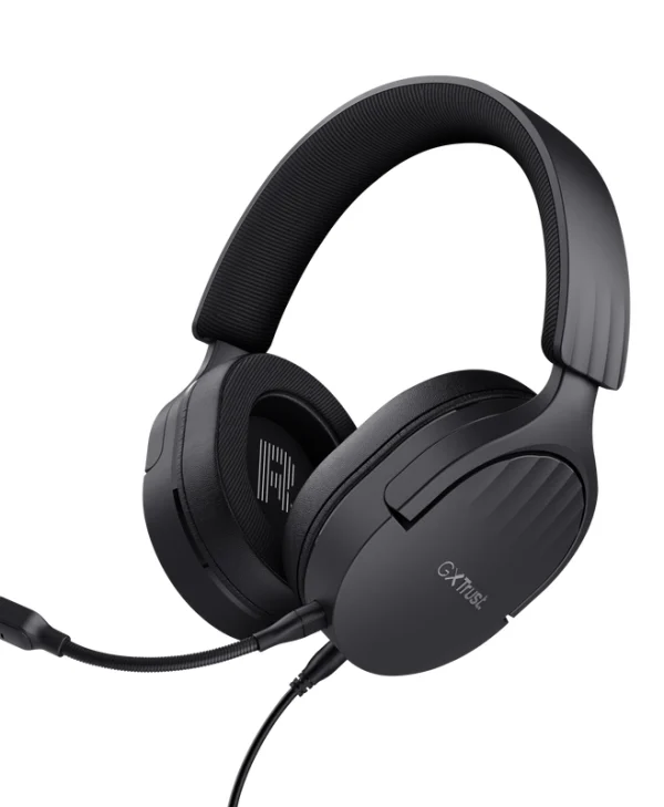 Trust GXT 489 Fayzo Over Ear Gaming Headset με σύνδεση 2x3.5mm Black 24898