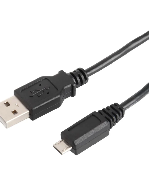 Regular USB 2.0 to micro USB Cable Μαύρο 1.8m AT-01338 1τμχ CCP-MUSB2-AMBM-6