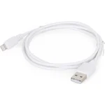 Gembird Regular USB to Lightning Cable Λευκό 2m (CC-USB2-AMLM-2M-W)