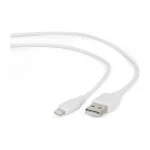 Gembird Regular USB to Lightning Cable Λευκό 2m (CC-USB2-AMLM-2M-W) - Image 2