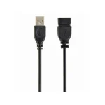 Cablexpert USB 2.0 Cable USB-A male - USB-A female Μαύρο 0.15m (CCP-USB2-AMAF-0.15M)