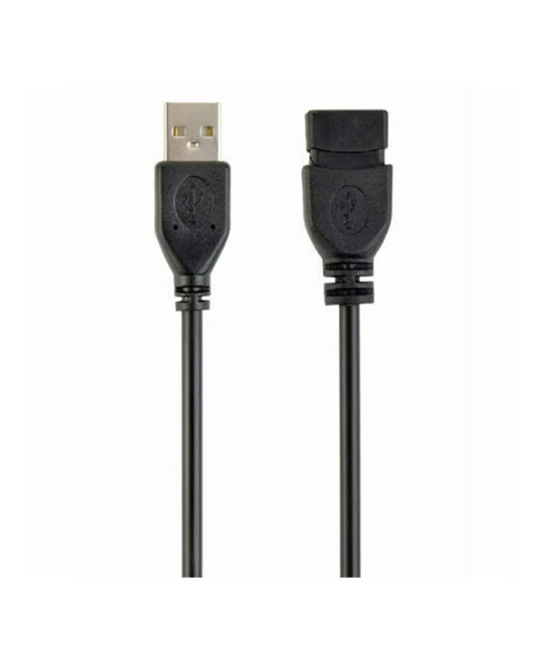 Cablexpert USB 2.0 Cable USB-A male - USB-A female Μαύρο 0.15m (CCP-USB2-AMAF-0.15M)