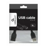 Cablexpert USB 2.0 Cable USB-A male - USB-A female Μαύρο 0.15m (CCP-USB2-AMAF-0.15M) - Image 3