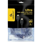Cablexpert HDMI 2.1 Cable HDMI male - HDMI male 2m Μαύρο CC-HDMI8K-2M - Image 2