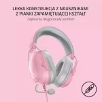 Razer BlackShark V2 X For Playstation Over Ear Gaming Headset με σύνδεση 3.5mm Quartz RZ04-03241400-R3G1 - Image 9