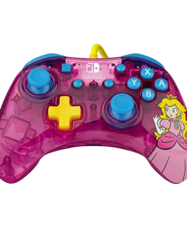 PDP Rock Candy Ενσύρματο Gamepad για Switch Peach 500-181-PCH