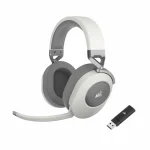 Corsair HS65 Ασύρματο Over Ear Gaming Headset με σύνδεση Bluetooth Λευκό CA-9011286-EU2