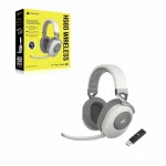 Corsair HS65 Ασύρματο Over Ear Gaming Headset με σύνδεση Bluetooth Λευκό CA-9011286-EU2 - Image 2