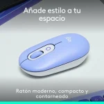 Logitech POP Emoji Ασύρματο Bluetooth Ποντίκι Lila 910-007414 - Image 3