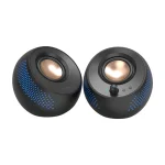 Creative Pebble X Ηχεία Υπολογιστή 2.0 με RGB Φωτισμό και Bluetooth Ισχύος 30W σε Μαύρο Χρώμα 51MF1715AA000 - Image 3