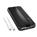Natec Trevi Slim Q V2 Power Bank 10000mAh 18W με 2 Θύρες USB-A και 2 Θύρες USB-C Power Delivery Μαύρο NPB-2294 - Image 3