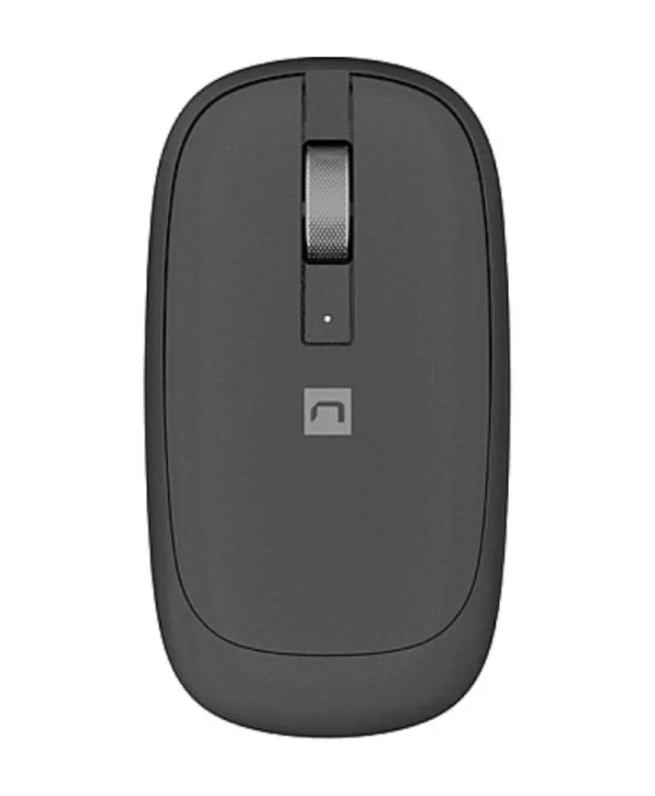 Natec Ασύρματο Εργονομικό Bluetooth Ποντίκι Γκρι NMY-2335