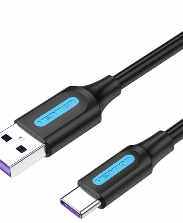 Vention USB 2.0 Cable USB-C male - USB-A Μαύρο 1.5m (056235) CORBG