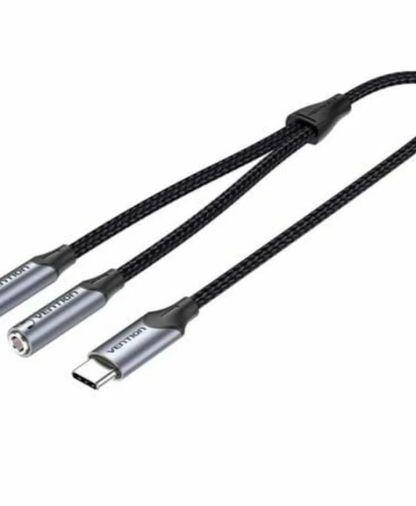 Vention USB 2.0 Cable USB-C male - 3.5mm Γκρι 0.3m BGNHY