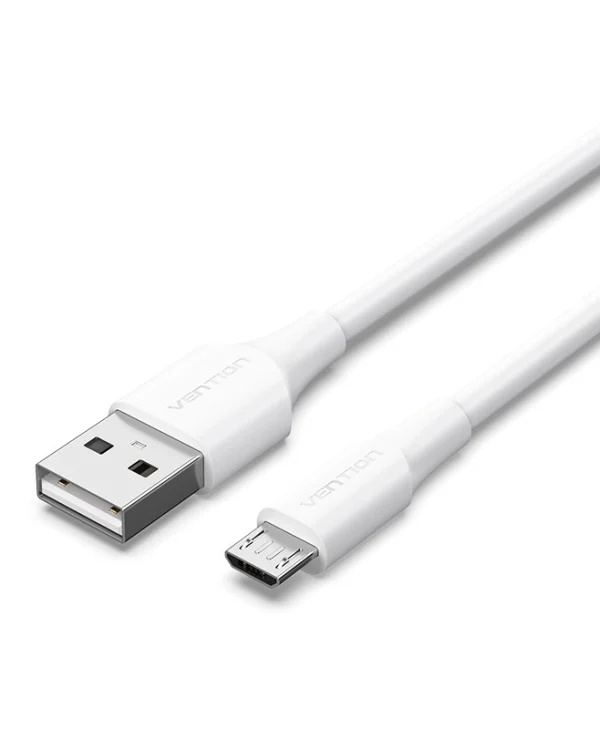 Vention Regular USB 2.0 to micro USB Cable Λευκό 1.5m (CTIWG)
