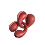 QCY Crossky C30S Open Ear Bluetooth Handsfree Ακουστικά με Αντοχή στον Ιδρώτα και Θήκη Φόρτισης Κόκκινα QCY-QT33S Red - Image 2