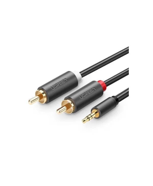 Ugreen Καλώδιο 3.5mm male - 3.5mm male Μαύρο 1m (10772)
