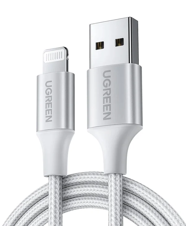 Ugreen US199 USB-A to Lightning Cable Γκρι 2m (60163)