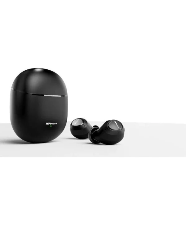 HiFuture Olymbuds3 Bluetooth Handsfree Ακουστικά με Θήκη Φόρτισης Μαύρα 00183946