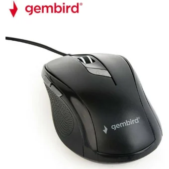 Gembird MUS-6B-01 Ενσύρματο Ποντίκι Μαύρο