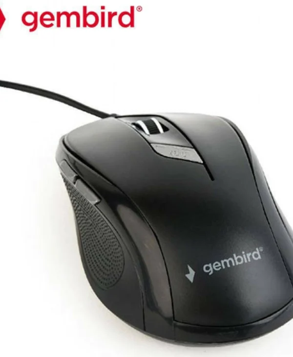 Gembird MUS-6B-01 Ενσύρματο Ποντίκι Μαύρο