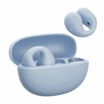 QCY Crossky C10 Earbud Bluetooth Handsfree Ακουστικά με Αντοχή στον Ιδρώτα και Θήκη Φόρτισης Μπλε QCY-CT01 Blue