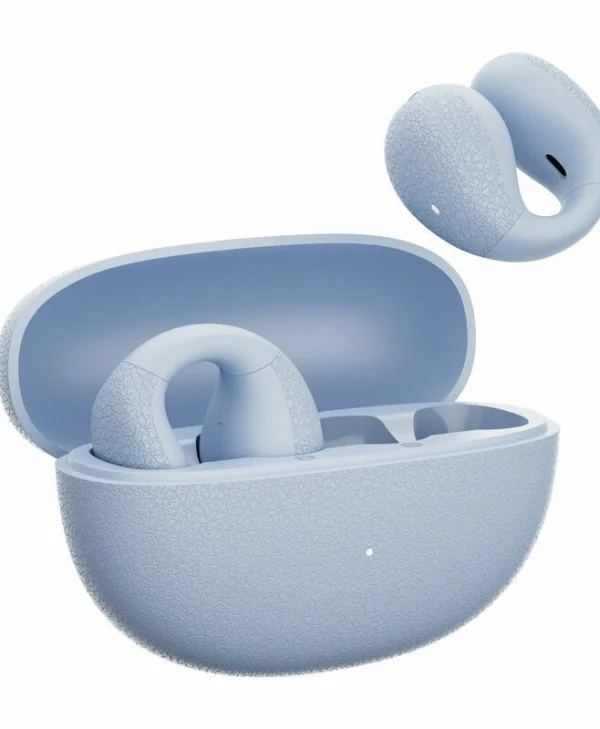 QCY Crossky C10 Earbud Bluetooth Handsfree Ακουστικά με Αντοχή στον Ιδρώτα και Θήκη Φόρτισης Μπλε QCY-CT01 Blue