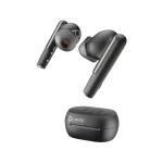 Poly Voyager Free 60+ UC M + BT700 USB-C Adapter + Touchscreen Charge Case In-ear Bluetooth Handsfree Ακουστικά με Θήκη Φόρτισης Carbon Black 7Y8H0AA - Image 5