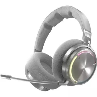 Corsair Virtuoso MAX Ασύρματο Over Ear Gaming Headset με σύνδεση Bluetooth Silver CA-9011373-WW