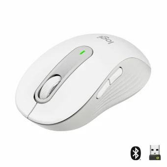 Logitech Μ650 Ασύρματο Ποντίκι Off-White 910-006275