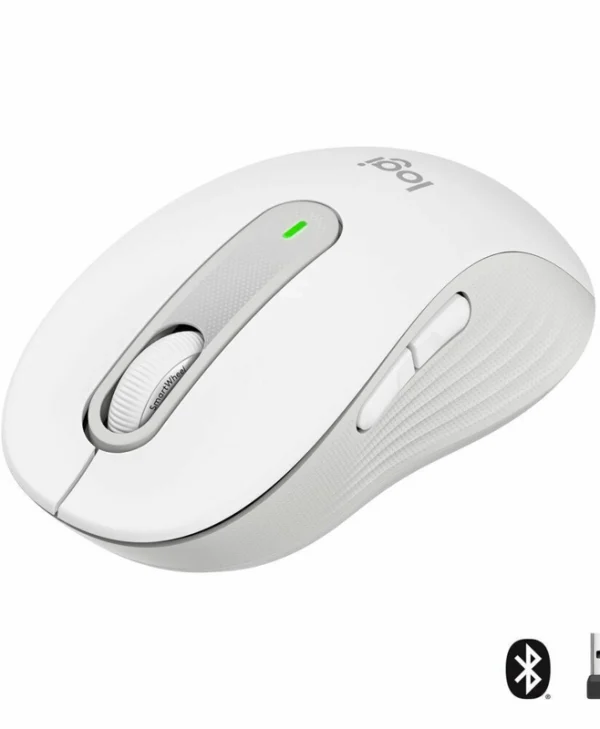 Logitech Μ650 Ασύρματο Ποντίκι Off-White 910-006275