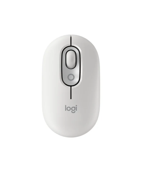 Logitech POP Emoji Ασύρματο Bluetooth Ποντίκι Off-White 910-007411