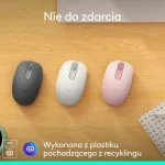 Logitech M196 Ασύρματο Bluetooth Ποντίκι Off White 910-007460 - Image 9