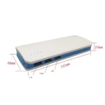 Esperanza EMP106 Power Bank 8000mAh με 3 Θύρες USB-A Λευκό/Γκρι EMP106WE - Image 2