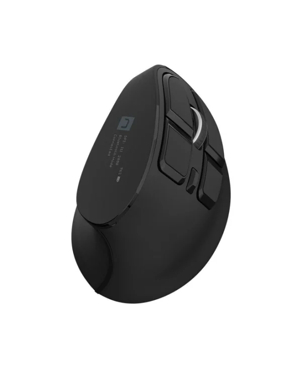 Natec Euphonie Pro Ασύρματο Εργονομικό Bluetooth Vertical Ποντίκι Μαύρο NMY-2291