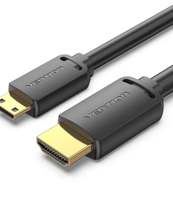 Vention HDMI 2.0 Cable mini HDMI male - HDMI male 3m Μαύρο AGHBI
