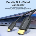 Vention HDMI 2.0 Cable mini HDMI male - HDMI male 3m Μαύρο AGHBI - Image 2