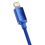 Baseus Crystal Shine Braided USB-C to Lightning Cable 20W Μπλε 2m (CAJY000303) - Image 6