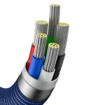 Baseus Crystal Shine Braided USB-C to Lightning Cable 20W Μπλε 2m (CAJY000303) - Image 8