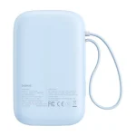 Baseus QPow 2 Power Bank 10000mAh 30W με Θύρα USB-A και Θύρα USB-C Μπλε P10055008313-00 - Image 3