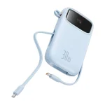 Baseus QPow 2 Power Bank 10000mAh 30W με Θύρα USB-A και Θύρα USB-C Μπλε P10055008313-00 - Image 6