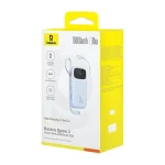 Baseus QPow 2 Power Bank 10000mAh 30W με Θύρα USB-A και Θύρα USB-C Μπλε P10055008313-00 - Image 8