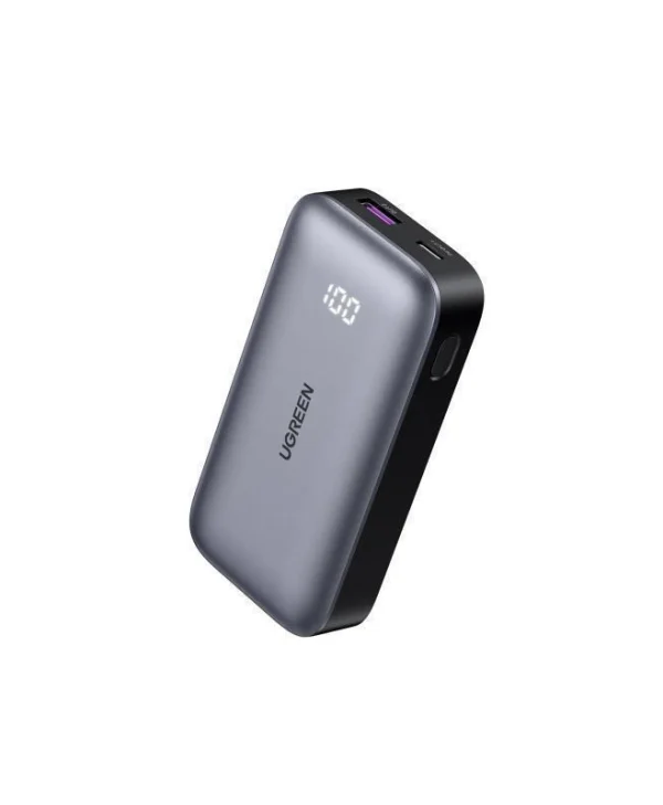 Ugreen PB502 Power Bank 10000mAh 30W με Θύρα USB-A και Θύρα USB-C Power Delivery / Quick Charge 3.0 Γκρι 25185