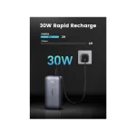 Ugreen PB502 Power Bank 10000mAh 30W με Θύρα USB-A και Θύρα USB-C Power Delivery / Quick Charge 3.0 Γκρι 25185 - Image 5